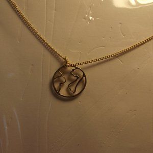 New Thirty One Bits Necklace 14k Gold Plated - wear the World around your neck